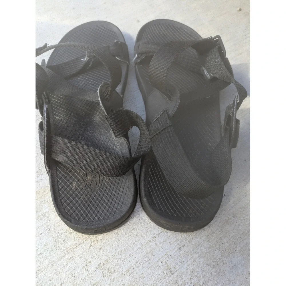 Chaco Z/1 Classic Sport Sandals Men's Size 11 Black Adjustable Straps Hiking